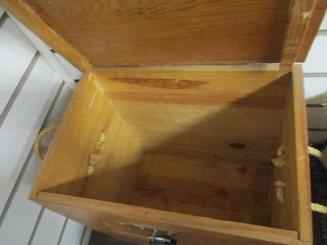 Williams & Humbert Wood Hinged Box for Storage - 3