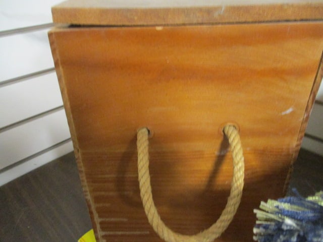Williams & Humbert Wood Hinged Box for Storage - 4