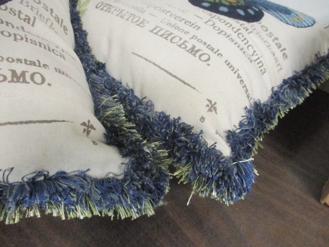2 Butterfly Accent Pillows - 2