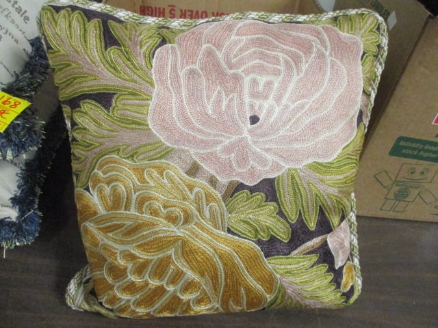 2 Needlework Pillows - 3