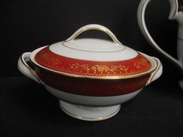Noritake 'Goldhill' China 3 PC Tea Set - 5
