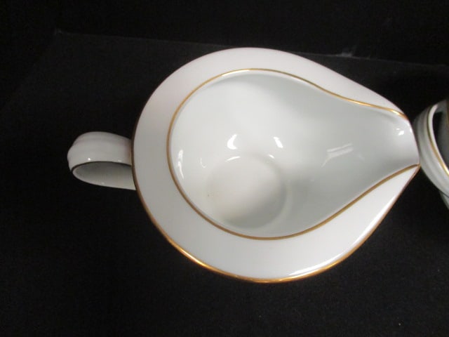 Noritake 'Goldhill' China Gravy Boat, Creamer/Sugar - 3