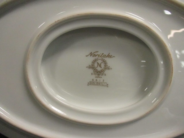 Noritake 'Goldhill' China Gravy Boat, Creamer/Sugar - 9