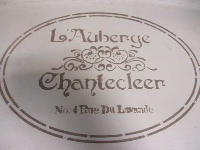 Metal Handpainted French Country Painted Platter (22 x 14) & - 3