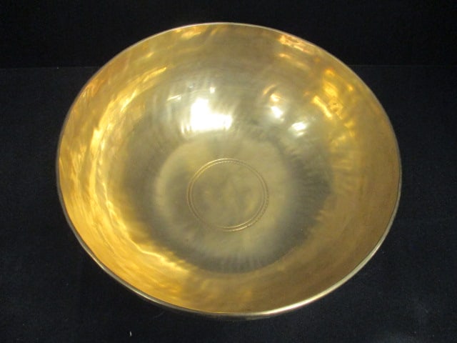 Hammered Brass Heavy Bowl - 2
