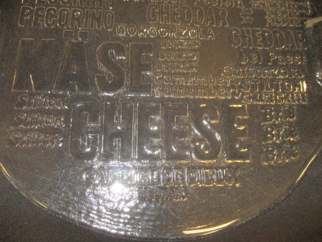 Glass Handled Large Cheese Platter - 3