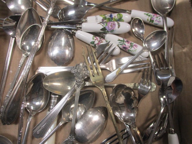 Vintage Souvenir Spoons, Forks, Grouping - 3