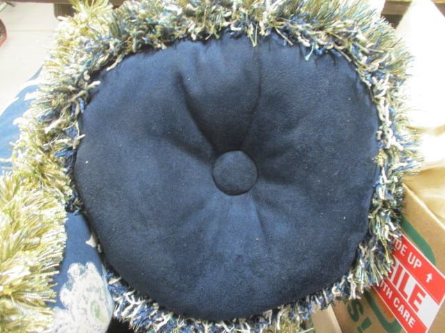 6 Navy Blue Accent Pillows - 2