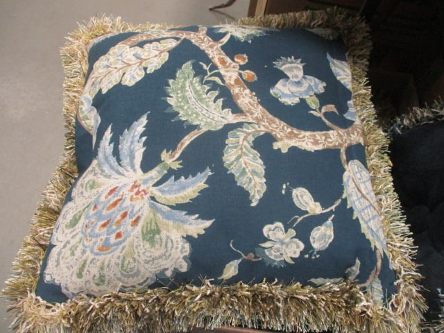 6 Navy Blue Accent Pillows - 3
