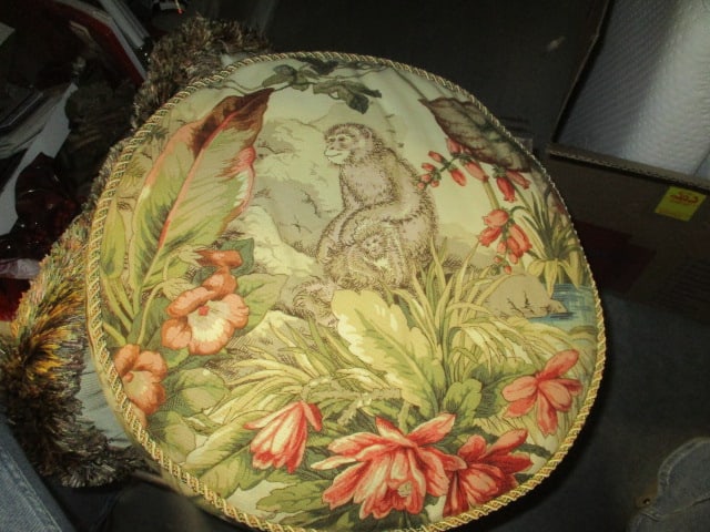 Decorative Monkey Motif Accent Pillows - 3