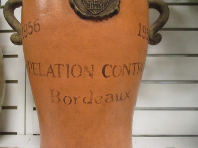 Chateau De Loire French Wine Pottery Jar w/Double Handles - 3