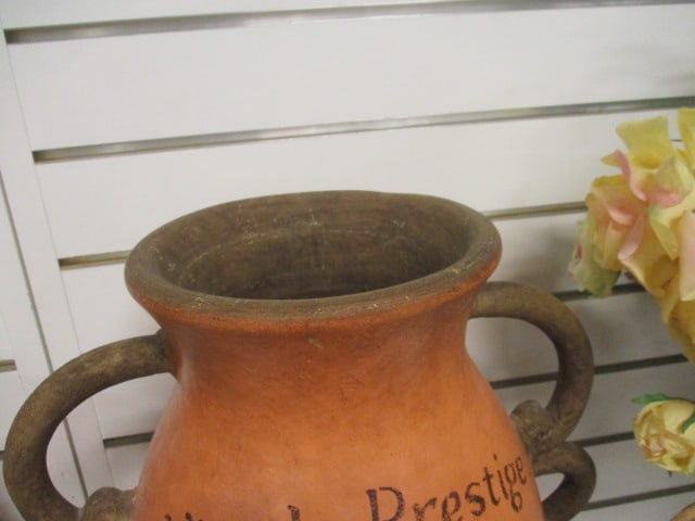 Chateau De Loire French Wine Pottery Jar w/Double Handles - 4