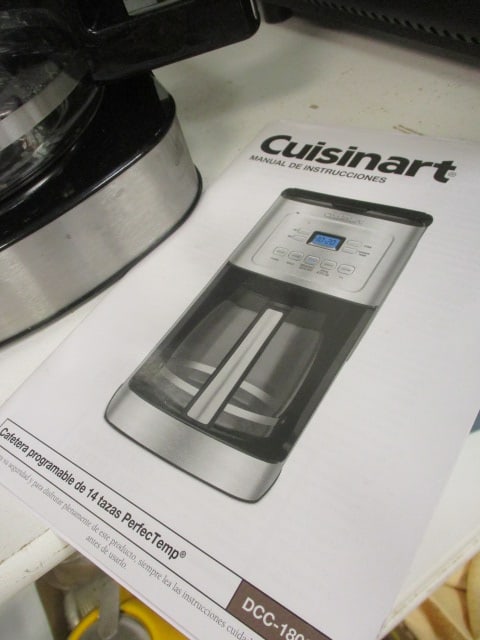 Cuisinart Coffee Maker, Mr. Coffee Grinder, Thermos Carafe - 8