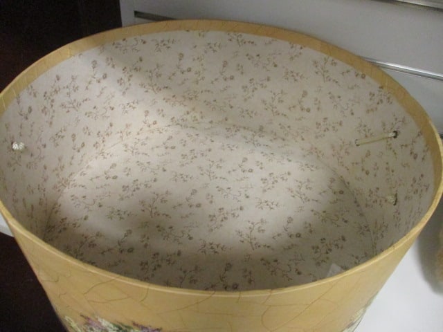 Kathryn White Art in Motion Tri-Coastal Floral Hat Box - 3