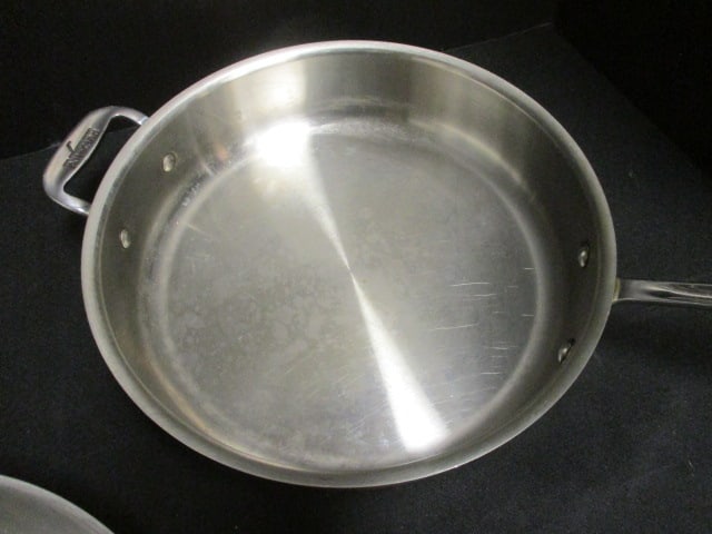 All Clad 5 Piece Copper Core 5 Ply Stainless Steel Cookware - 8
