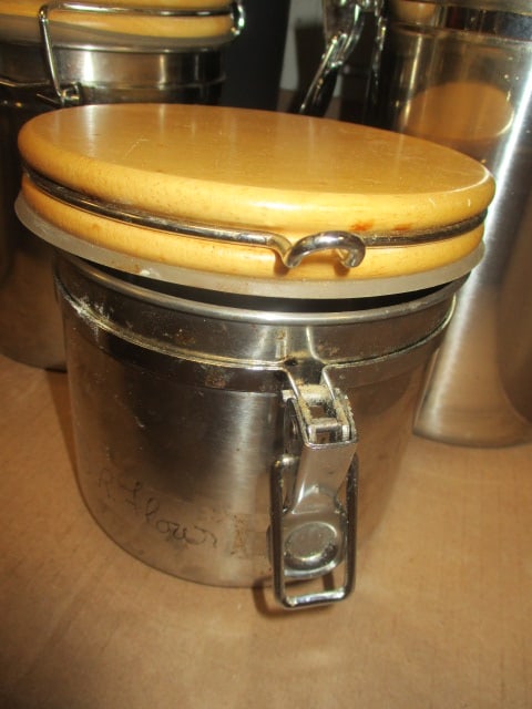 Stainless Steel Storage Canister (Lot of 4) & Coffee Gator Containers - 3