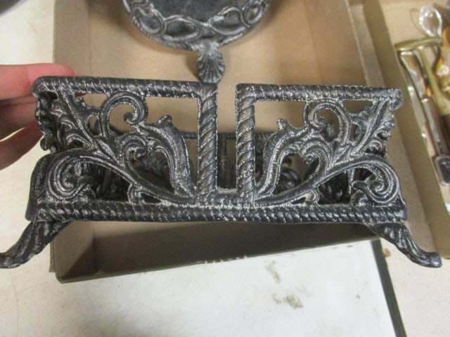 Cast Metal Paper Towel & Napkin Holder - 2