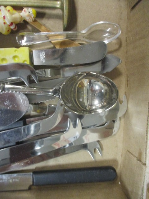 Spreaders, Cheese Serving Utensils, Vtg. Bar tool, etc. - 2