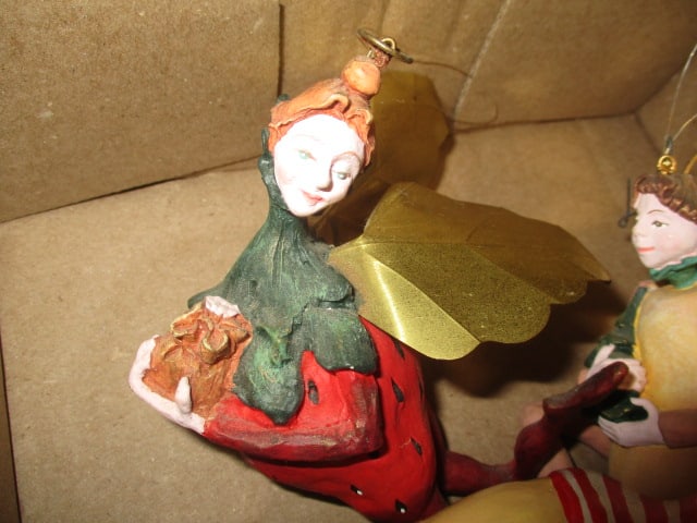 Bathing Beauty Figurines (3) & Tutti Frutti Fairy Ornaments (4) - 2