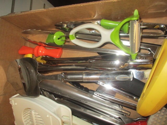 Wood Rolling Pin, Serving Tongs, etc. - 2