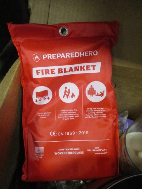 S Hook Metal Hangers, Prepared Hero Fire Blankets (2), - 4