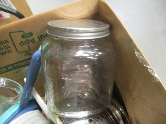 Colanders, Salad Spinner, Storage Jar, etc. - 2