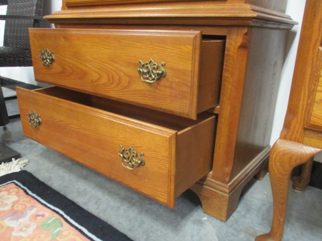 Kincaid Solid Oak 3 Over 2 Chest - 5