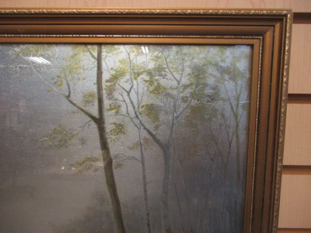 Roy Lutner Framed Foil Lithograph - 2