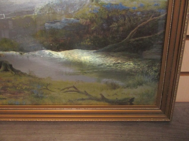 Roy Lutner Framed Foil Lithograph - 5