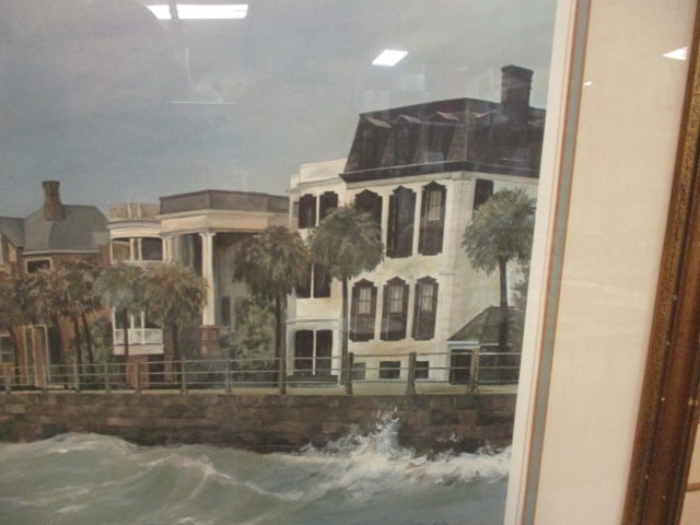 Cherrie Nute F/M/Signed/Numbered Charleston Battery Print - 2