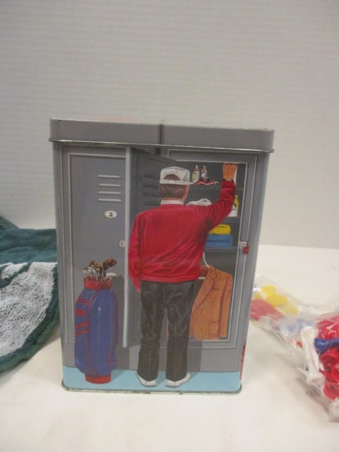 Asam Golf Ball Monogramer & Golf Locker Room Collectible Tin 1987 - 7
