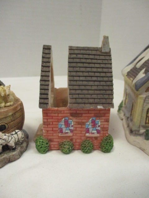 Glass Church, Noah's Ark Figurine, etc. - 7