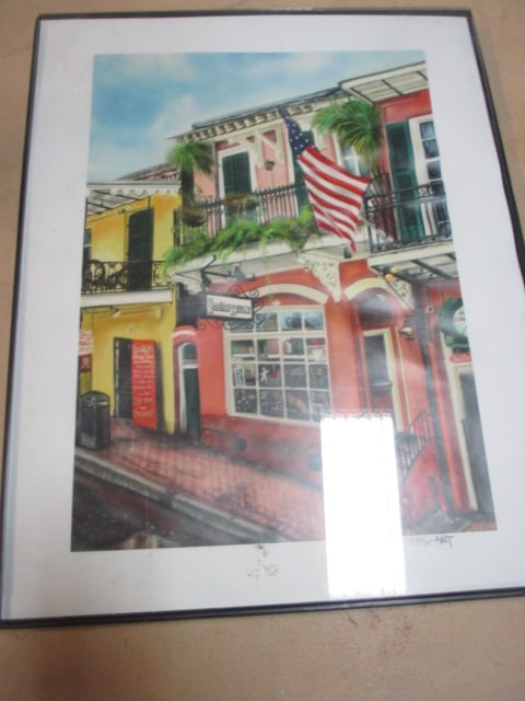 Parisian F/M 'End of Dinner' Artwork (17 x 14), & Pat Obrien's - 2