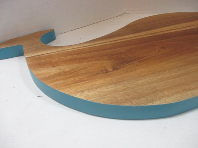 Wood Whale Cutting Board 17 x 9, Wood Hanging Butterfly, & - 3