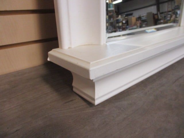 Mirrored Wall Mirror w/Shelf - 4
