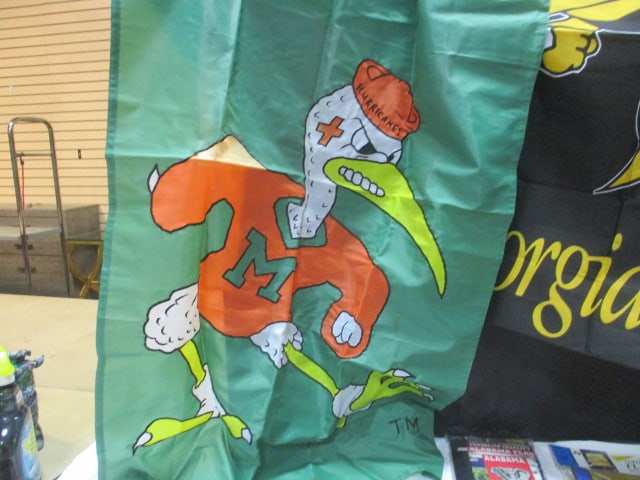 Pitt House Flag, GA Tech House Flag, 2, Marshall House Flag, - 2