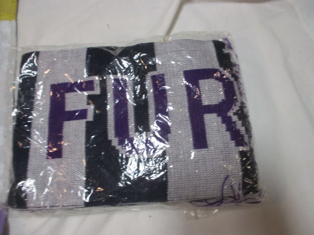 Furman Scarf, Furman Throw, East Carolina (2) House Flags, - 7