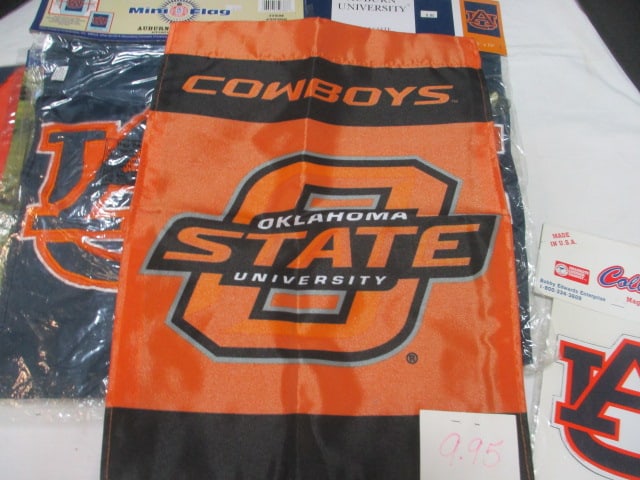 Oklahoma St. Garden Flag, Auburn Garden Flag & House Flag, & - 5