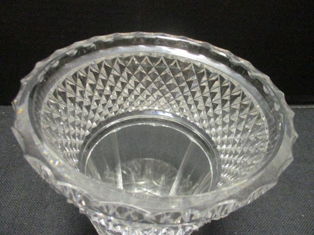 Cut Glass Crystal Vase - 2