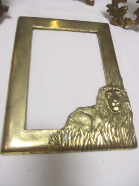 Brass Picture Frames Grouping - 2