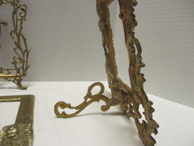 Brass Picture Frames Grouping - 7