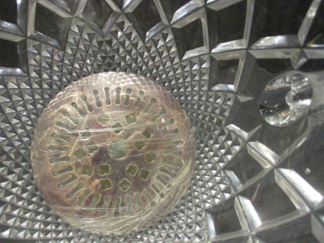 Silverplate & Glass Ice Bucket - 6
