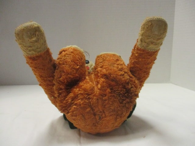 Antique Strawfilled Mohair Teddy Bear w/jointed Limbs - 7