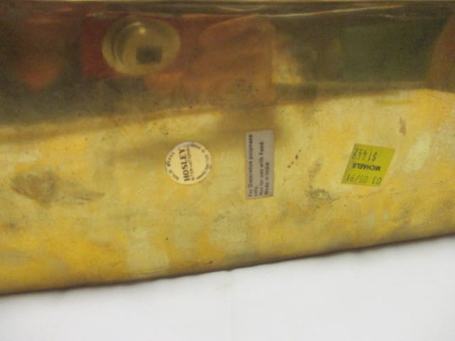Brass Oblong Planter/Window Box - 4