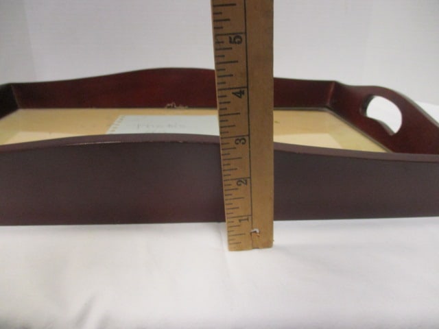 Photos Wood & Glass Handled Tray - 7