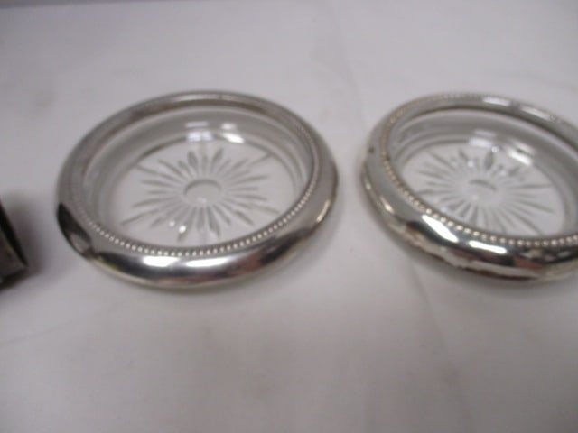 Sarah Coventry Rhinestone Clip On Earrings, 2 Napkin Rings, - 7