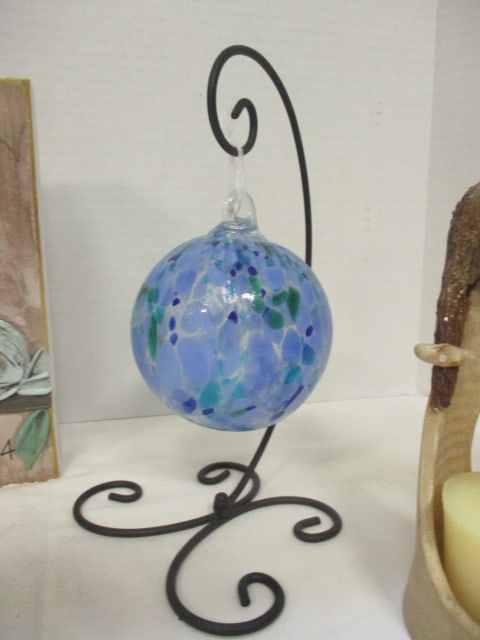 Angel Yard Art, Blown Glass Ornament, Wall Art, Etc. - 5