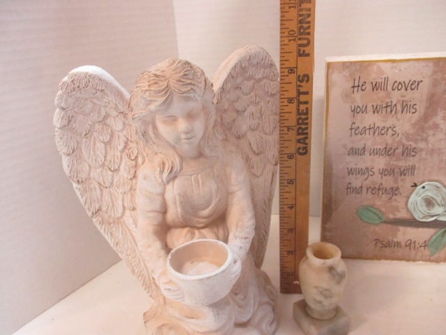 Angel Yard Art, Blown Glass Ornament, Wall Art, Etc. - 8