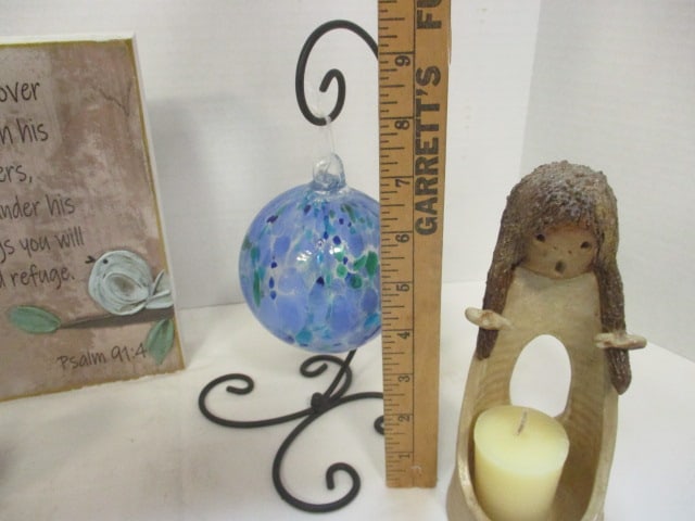 Angel Yard Art, Blown Glass Ornament, Wall Art, Etc. - 9
