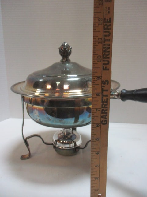 Silverplate Chafing Dish Set - 7